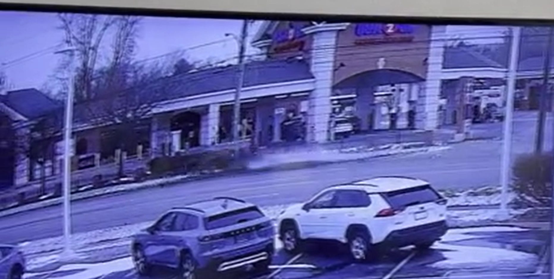 Car crash splits Tesla in half on Ann Arbor Road