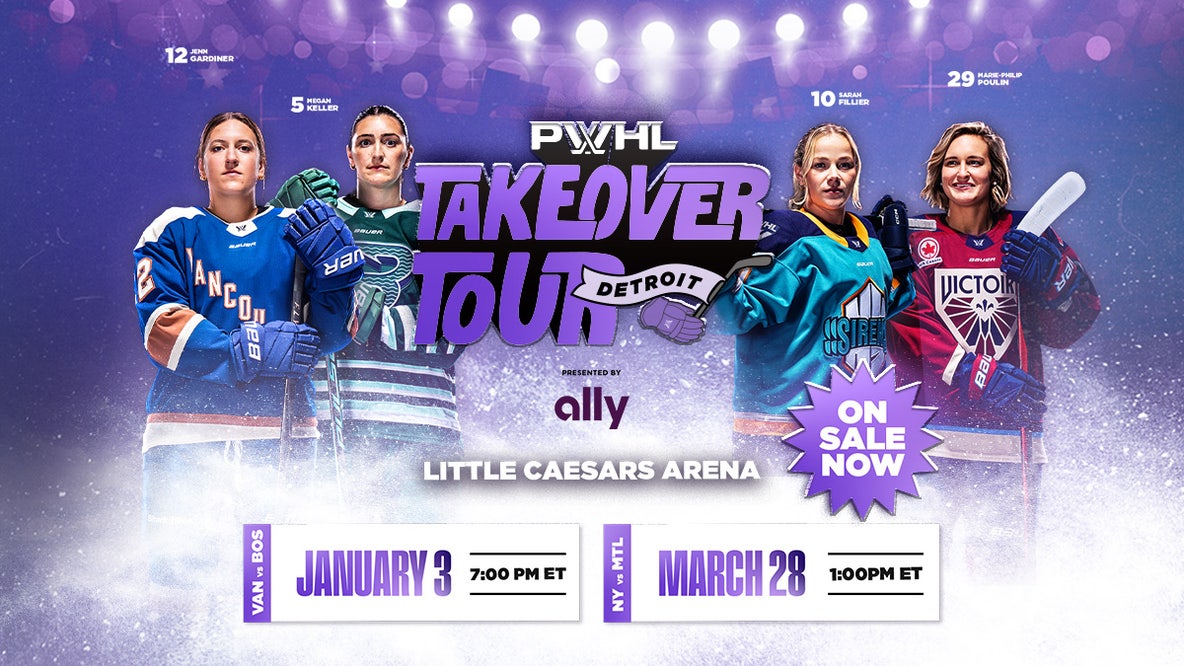 2 PWHL Takeover Tour games planned for Detroit this season