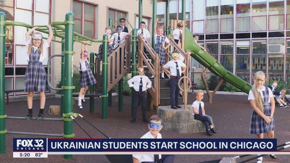 Students from Ukraine start school in Chicago