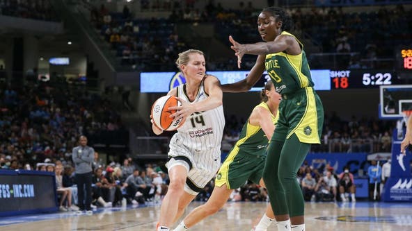 Storm set WNBA record with 37 assists, beat Sky 111-100