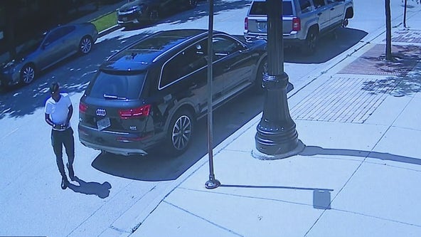Surveillance video shows Chicago carjacking with child inside vehicle