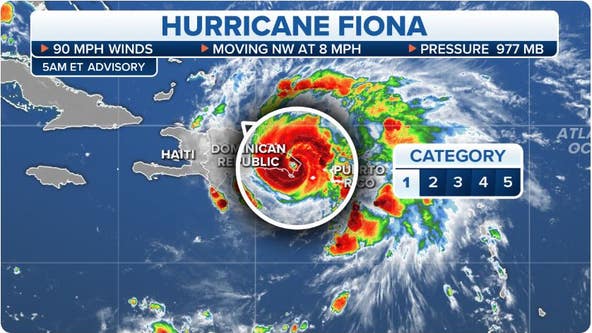 Hurricane Fiona makes second landfall in Dominican Republic as most of Puerto Rico remains in blackout