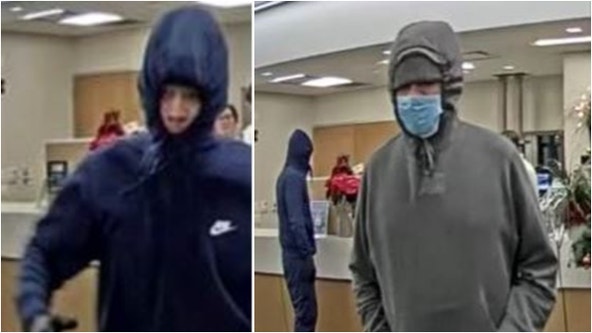 Men sought in Elmhurst bank robbery