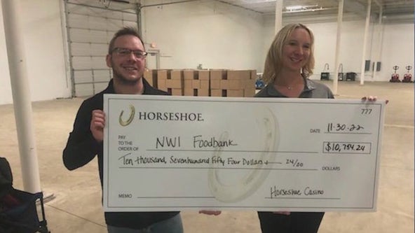 Horseshoe Casino in Hammond partners with food bank to help those in need