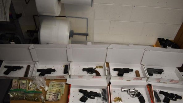 5 men charged, 8 firearms seized at Waukegan home