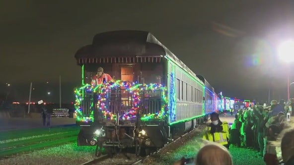 Canadian Pacific's Holiday Train passes through Bensenville