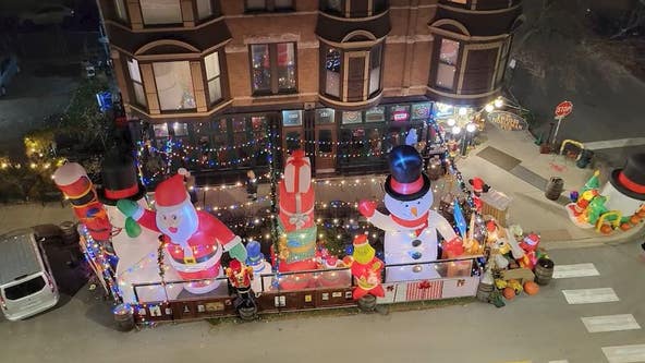 Massive holiday display in West Town deflated after officials said it was in violation of city ordinance