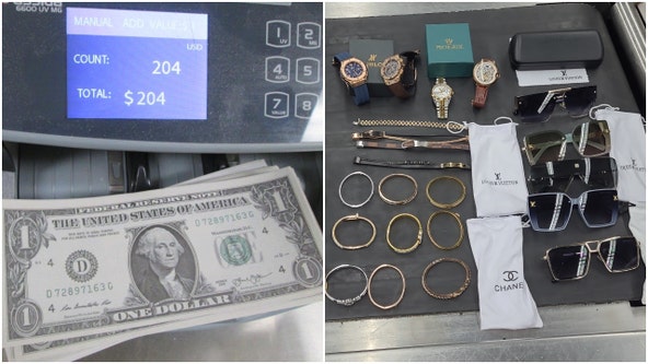 Chicago customs agents seize over $500K in counterfeit currency, merchandise at O’Hare
