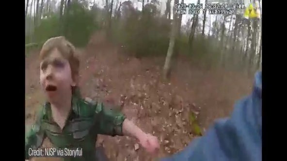 Video shows dramatic rescue of 4-year-old boy, dog lost in woods