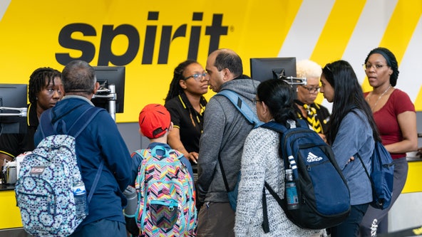 Spirit Airlines outage causing flight delays nationwide