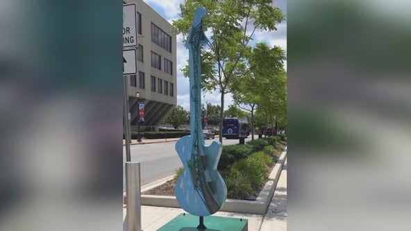 Joliet is ready to rock with new display of custom guitars downtown