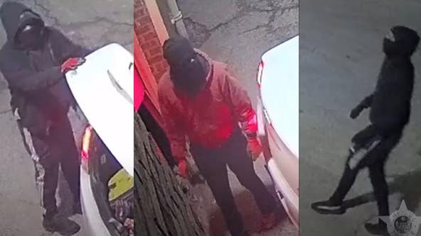 Crime wave hits Chicago businesses across town; three suspects on the run