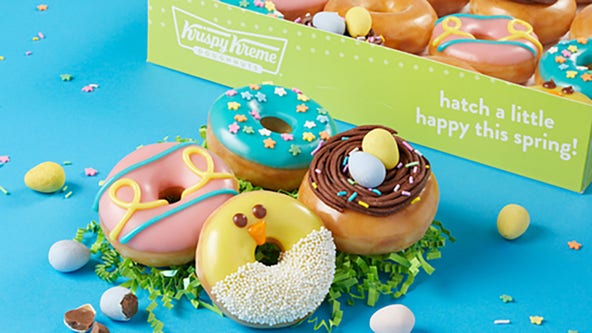 Krispy Kreme debuts new doughnuts for 1st day of spring