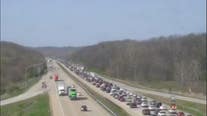 'Traffic nightmare' in northwest Indiana following solar eclipse
