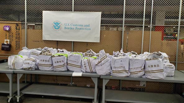 Chicago Border Patrol agents intercept more than 1K pounds of powder from China