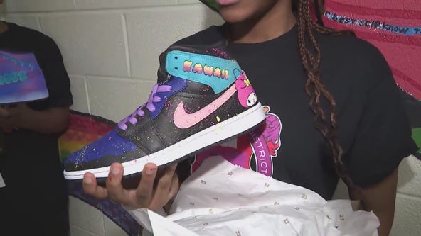 From concept to kicks: South suburban students turn words into wearable art