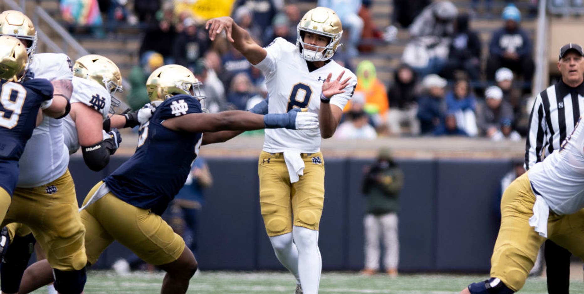 Top standouts and productive newcomers from Notre Dame football's Blue and Gold game