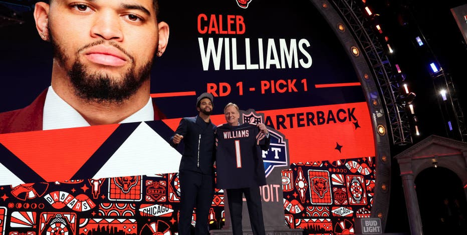 Chicago Bears begin new era, select Caleb Williams No. 1 overall in 2024 NFL Draft