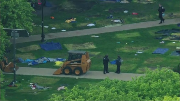 Police clear DePaul University protest encampment