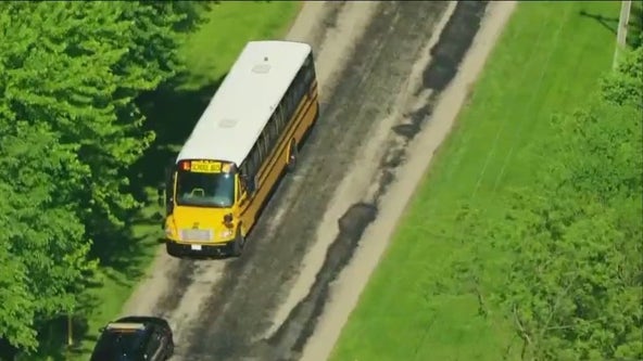 Man dead in Will County after motorcycle crashes into bus carrying 15 kids