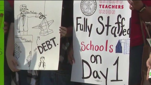 Chicago Teachers Union rallies against proposed CPS budget cuts, job reductions