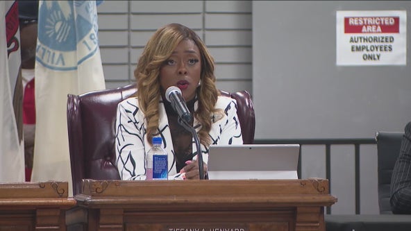 Tiffany Henyard questioned about village spending at another contentious Dolton board meeting