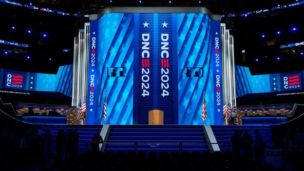 PHOTOS: Stage revealed for 2024 Democratic National Convention in Chicago