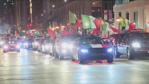 Intermittent road closures in effect in downtown Chicago as Mexican Independence Day celebrations continue