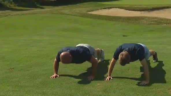 Local dads' push-up challenge surpasses $500K milestone for Danny Did Foundation