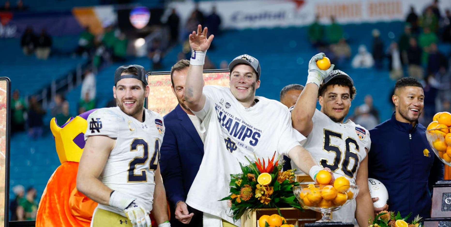 For Notre Dame QB Leonard, it was about the ring, not money. Now he waits for title-game opponent