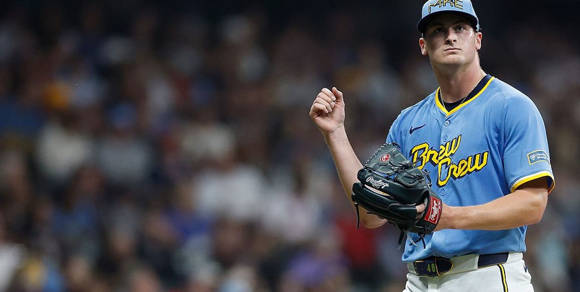 He sat in the nosebleeds for the Cubs' historic World Series. Now Quinn Priester can end their year