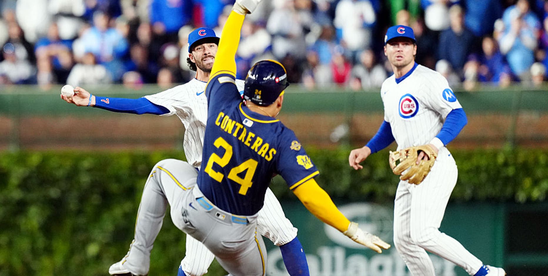Chicago Cubs 4, Milwaukee Brewers 3: Final score and recap as the Cubs force Game 4