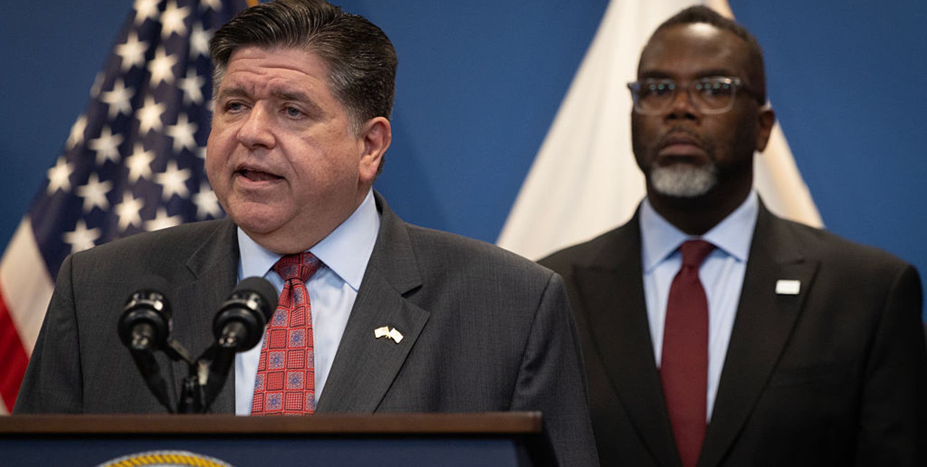 Pritzker sues Trump to block National Guard in Illinois, Texas troops en route