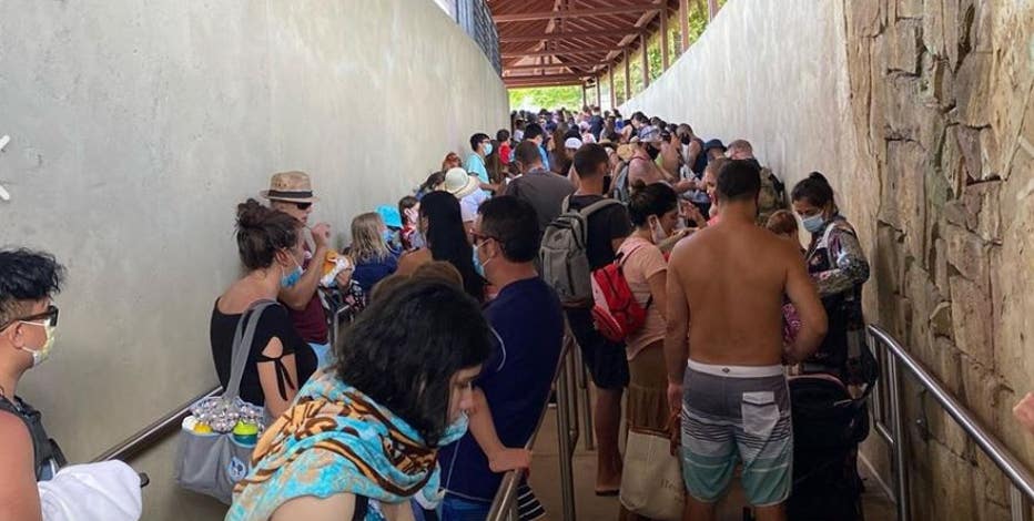 Photos of crowds at Universal Orlando's Volcano Bay spark concern