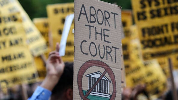 Protest for abortion rights being held at Orlando City Hall on Saturday