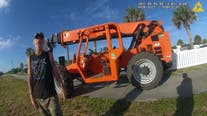 Florida man takes joyride in stolen construction equipment, leaving 'path of destruction': deputies