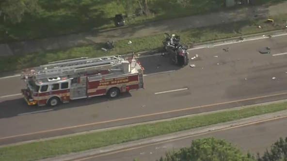 Deadly crash shuts down portion of University Blvd. in Orlando, troopers say