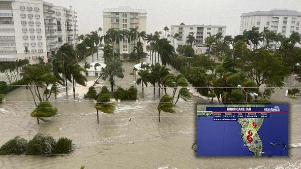 Hurricane Ian downgraded to Category 3 storm as it batters Florida peninsula