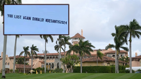 Plane flies over Trump's Mar-a-Lago estate: 'YOU LOST AGAIN DONALD!'