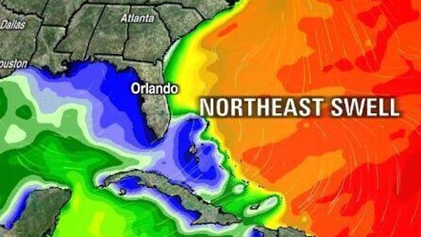 Tropical disturbance to bring big swells, rip currents to Florida beaches