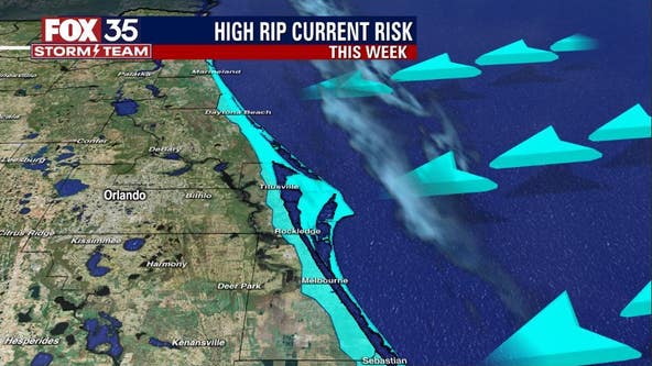 Orlando Weather Forecast: Pleasant weather day but beware of high rip current risk at beaches this week
