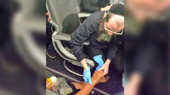Rescue in the sky: Man helps woman on JetBlue flight headed to Florida