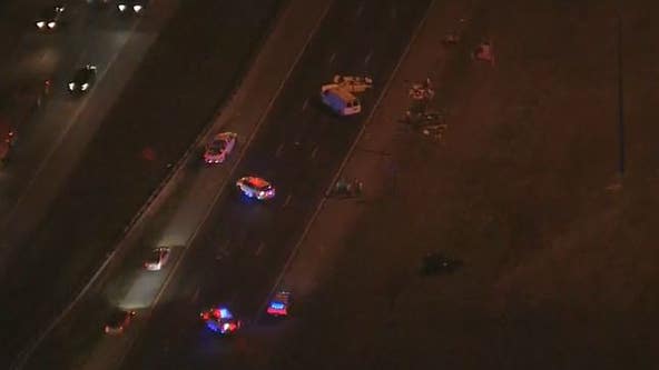 Crash shuts down all lanes on stretch of I-4 in Orlando