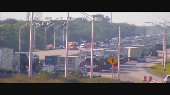 Deadly crash causes major slowdowns on I-95 in Brevard County