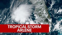 Tropical Storm Arlene forms in Gulf of Mexico, becomes first named storm of season