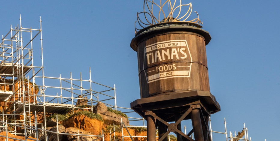 Disney installs centerpiece for new Tiana's Bayou Adventure attraction