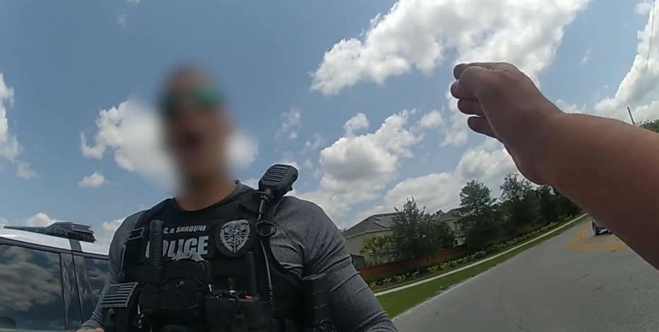 Florida officer stopped by deputy for allegedly speeding, refuses to pull over: 'I'm going to work'