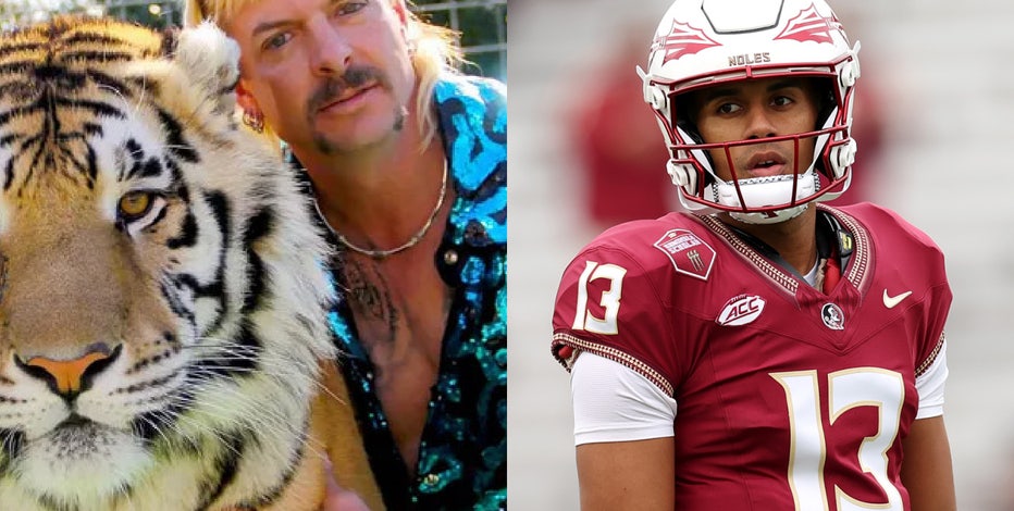 Joe Exotic squashes beef with injured FSU QB Jordan Travis after threatening to sue him: 'Keep the spirit up'