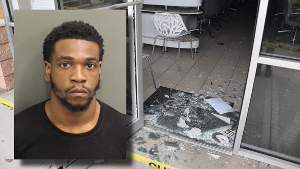Orlando man nabbed after smash-and-grabs at 2 Central Florida nail salons, deputies say
