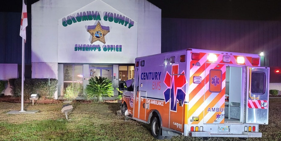 Florida man in stolen ambulance leads deputies on chase... straight to sheriff's office, officials say
